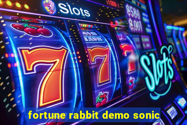 fortune rabbit demo sonic